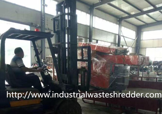 Industrial Paper Crusher Machine , Cardboard Box Crushing Machine Custom Capacity