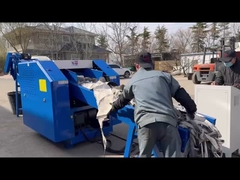 1200F 120 मिमी स्क्रीन को कुचलने के लिए कालीन, प्रशंसक निर्वहन