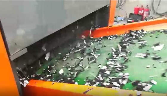 अच्छी कीमत 2400F लगा कंबल ग्लास फाइबर राल फाइबर काटने की मशीन काटने की मशीन 22KW + 22KW ऑनलाइन