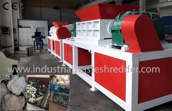 अच्छी कीमत प्लास्टिक गांठ औद्योगिक अपशिष्ट तकलीफ डबल शाफ्ट कम ऊर्जा की खपत ऑनलाइन